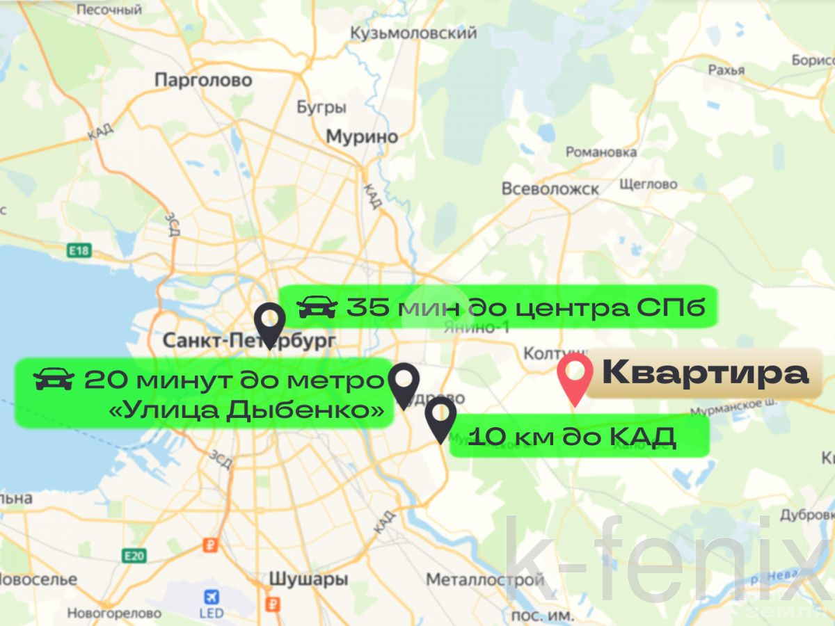 квартира 62 метров